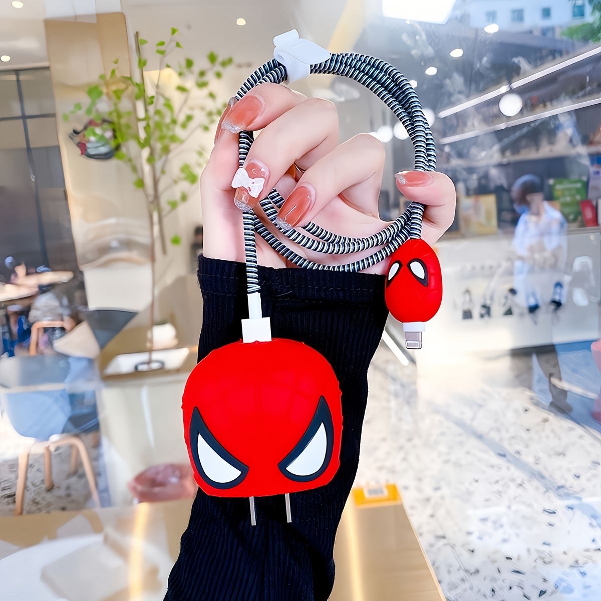 Cubre cargador Spiderman