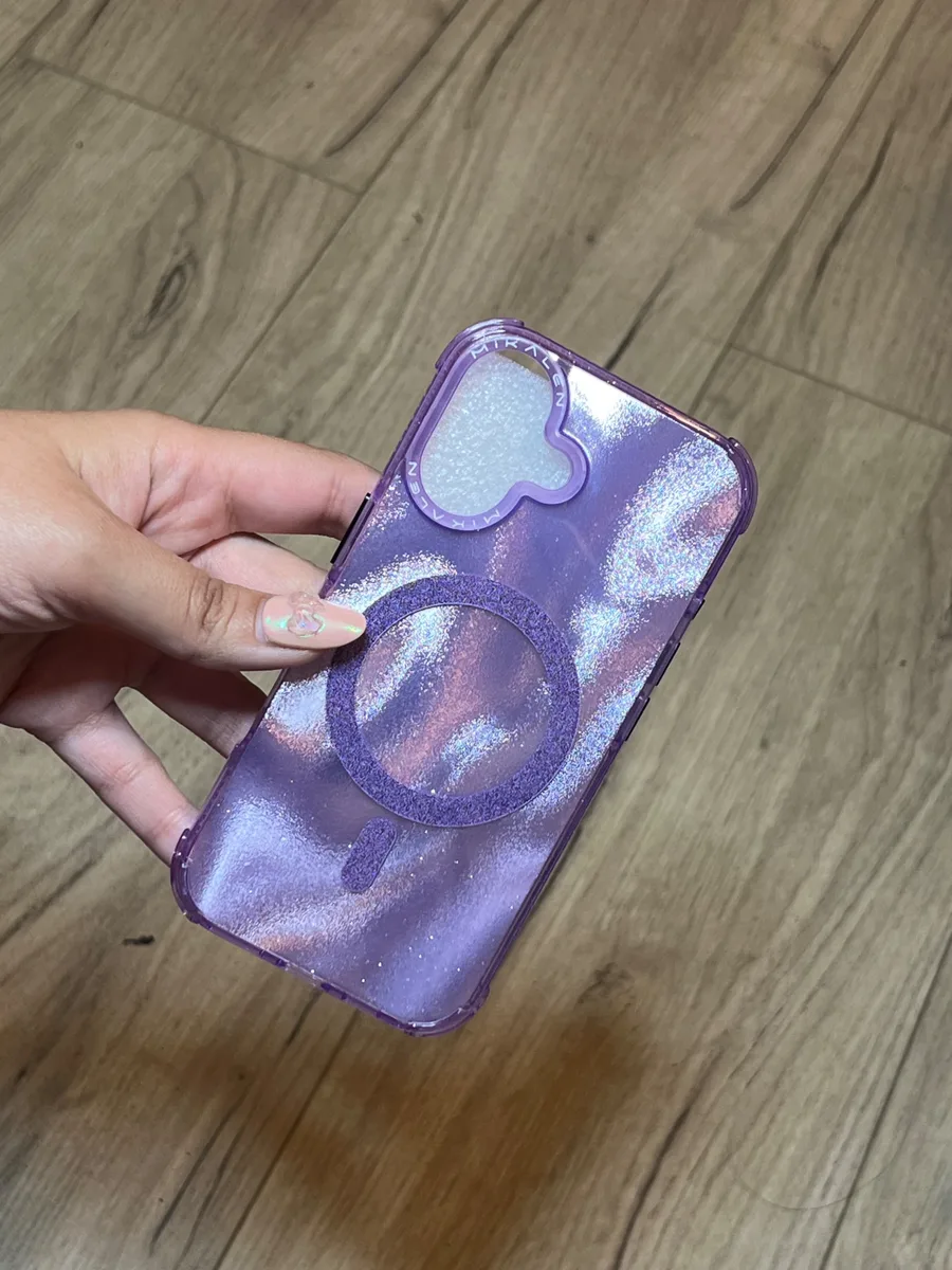 Carcasa MagSafe brillo tornasol