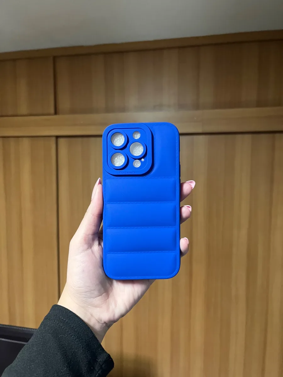 Carcasa azul
