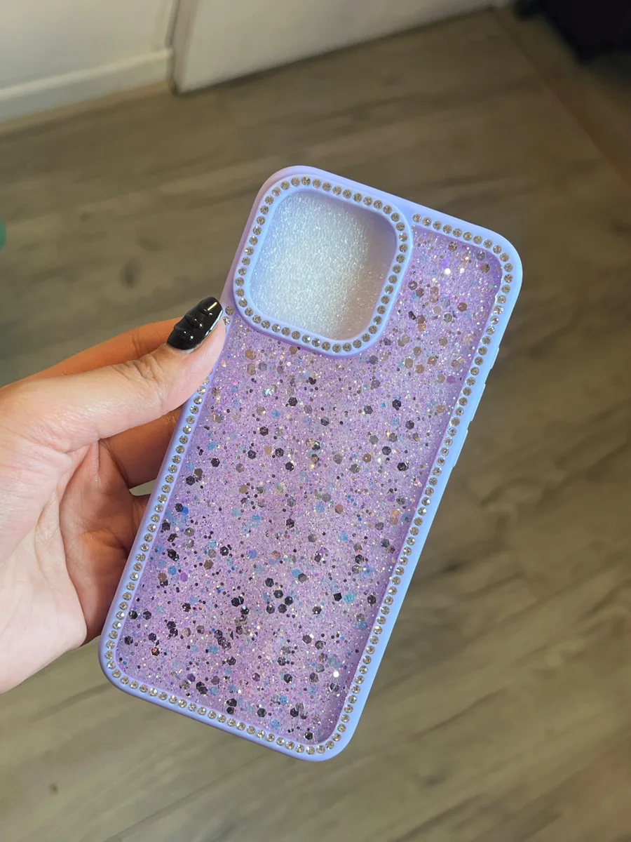 Carcasa brillo lila