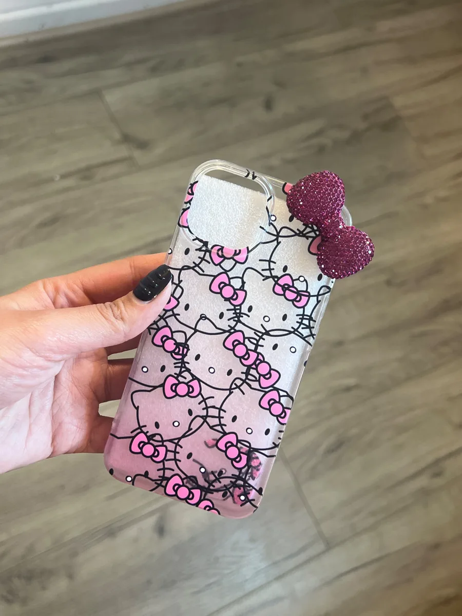 Carcasa Hello Kitty moñito