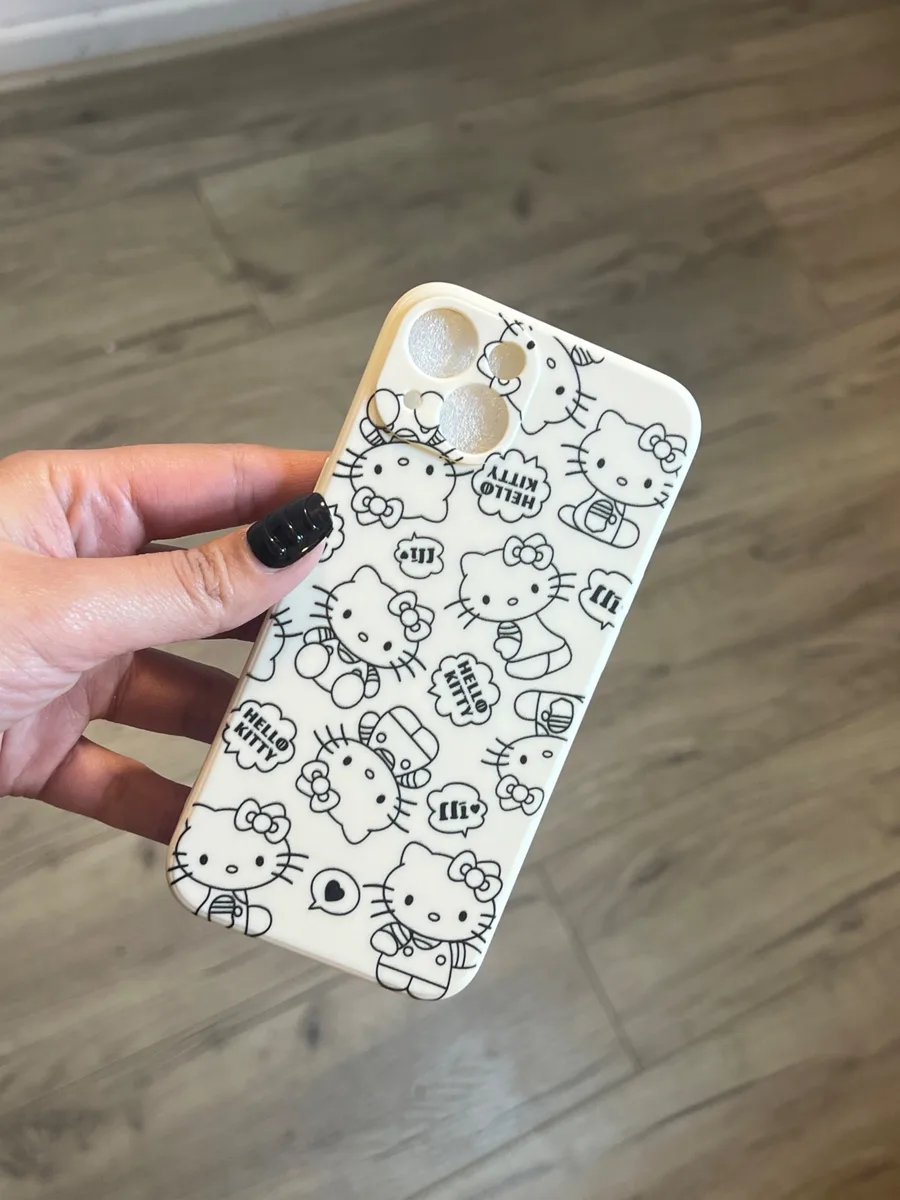 Carcasa blanca Hello Kitty