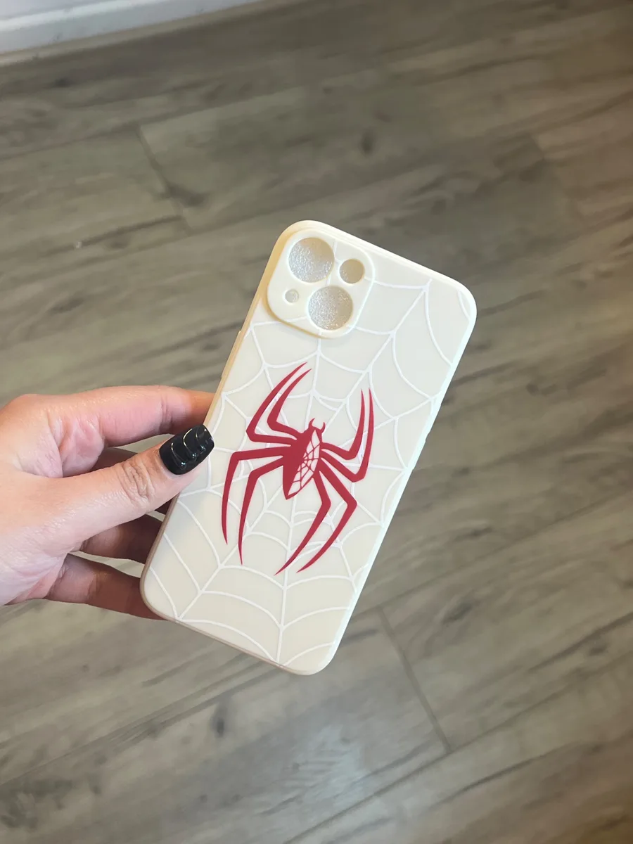 Carcasa blanca spiderman