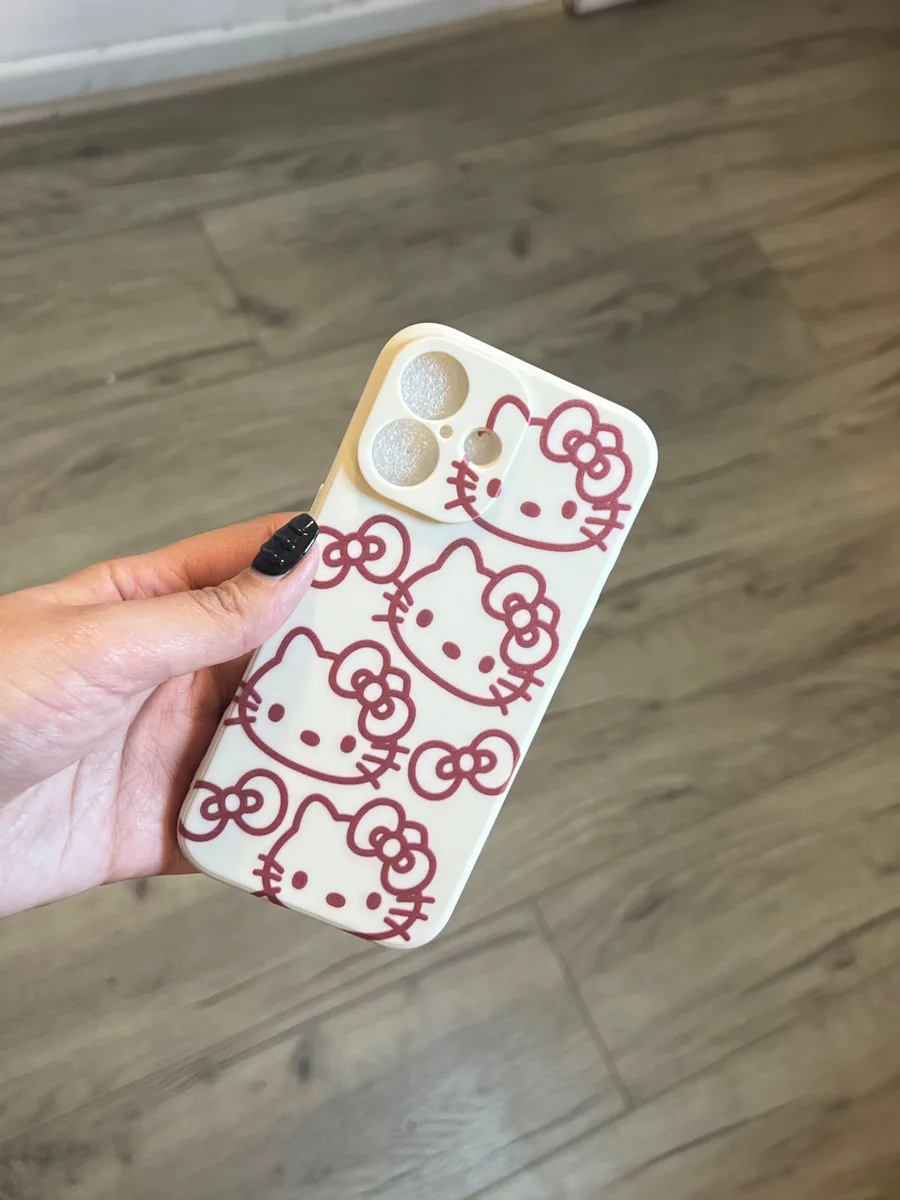 Carcasa blanca Hello Kitty