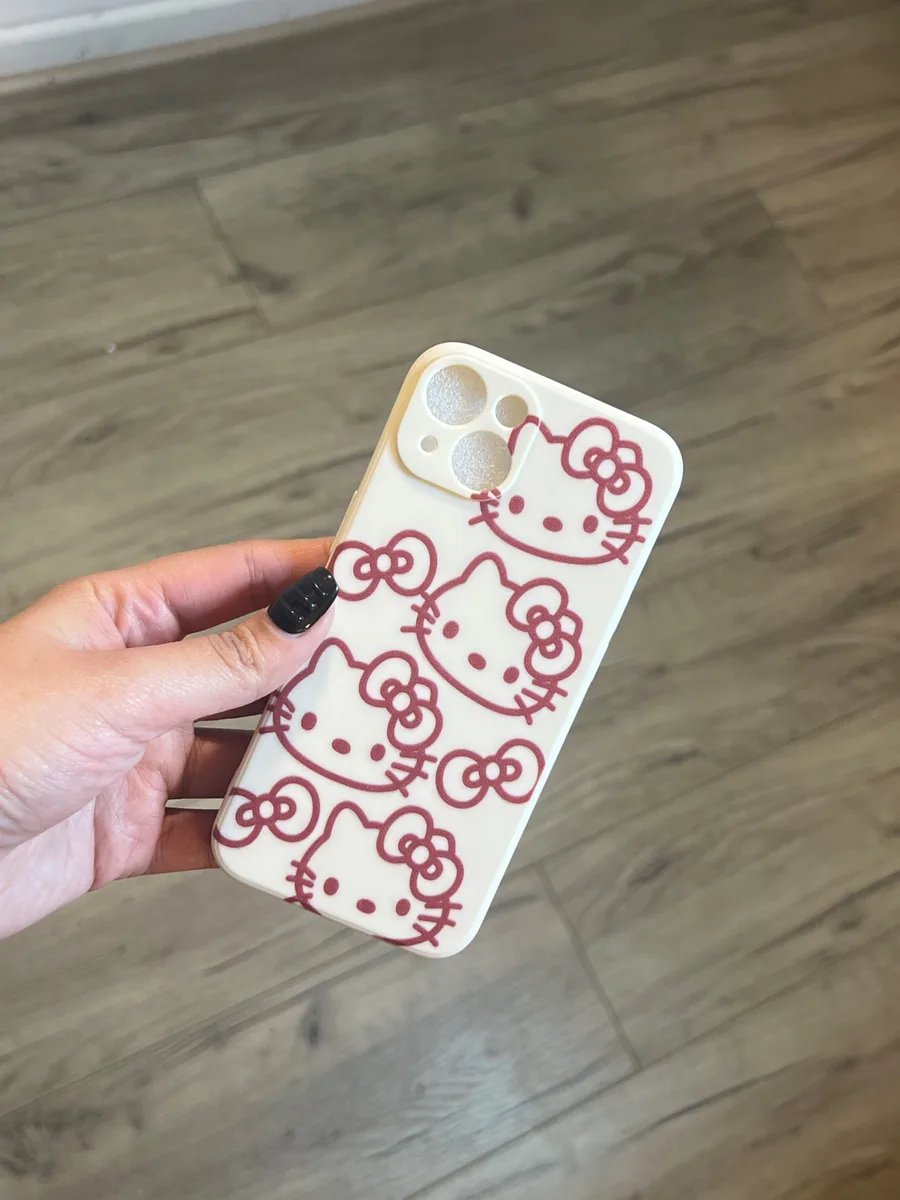 Carcasa blanca Hello Kitty