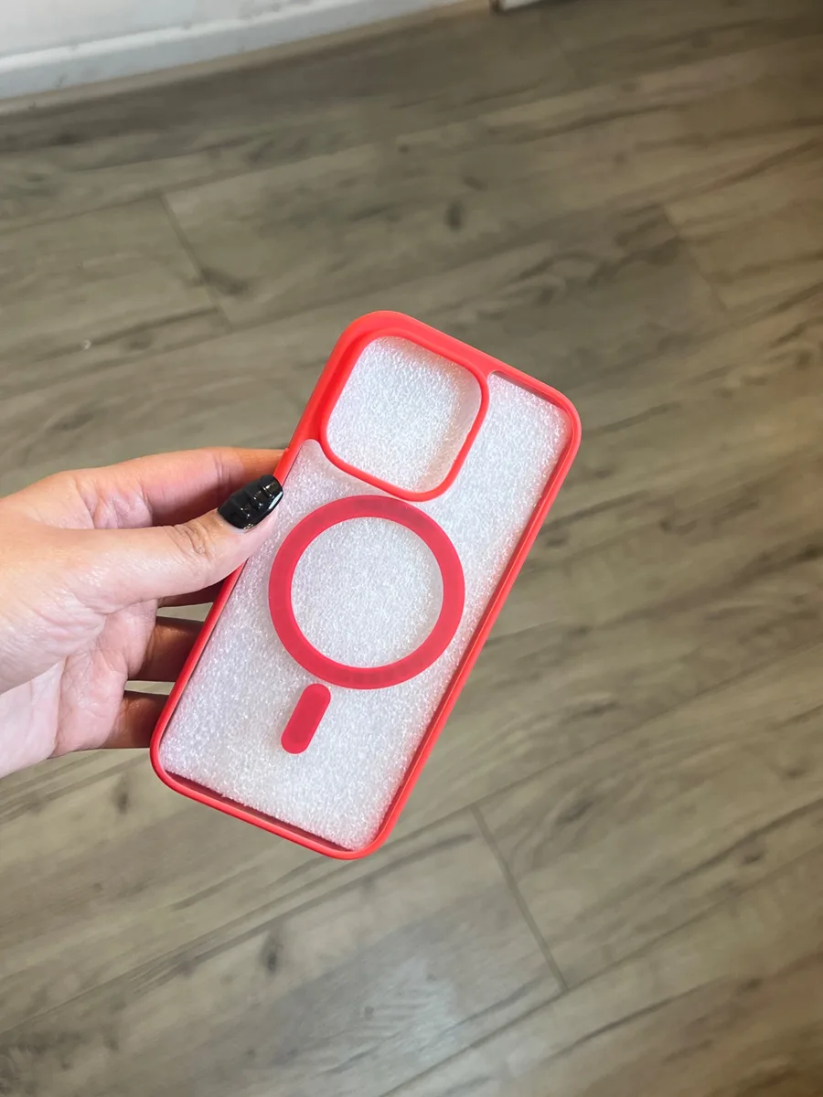 Carcasa MagSafe roja