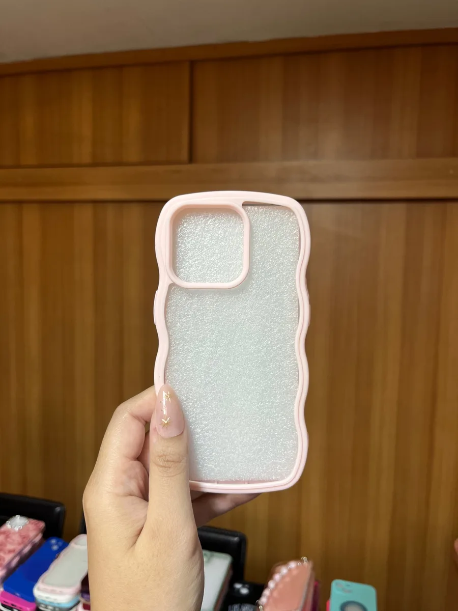 Carcasa relieve rosado