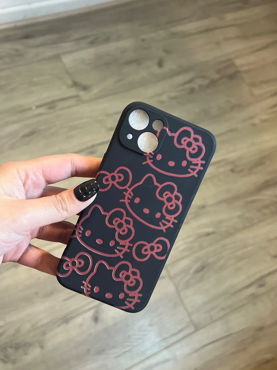 Carcasa Hello Kitty negra