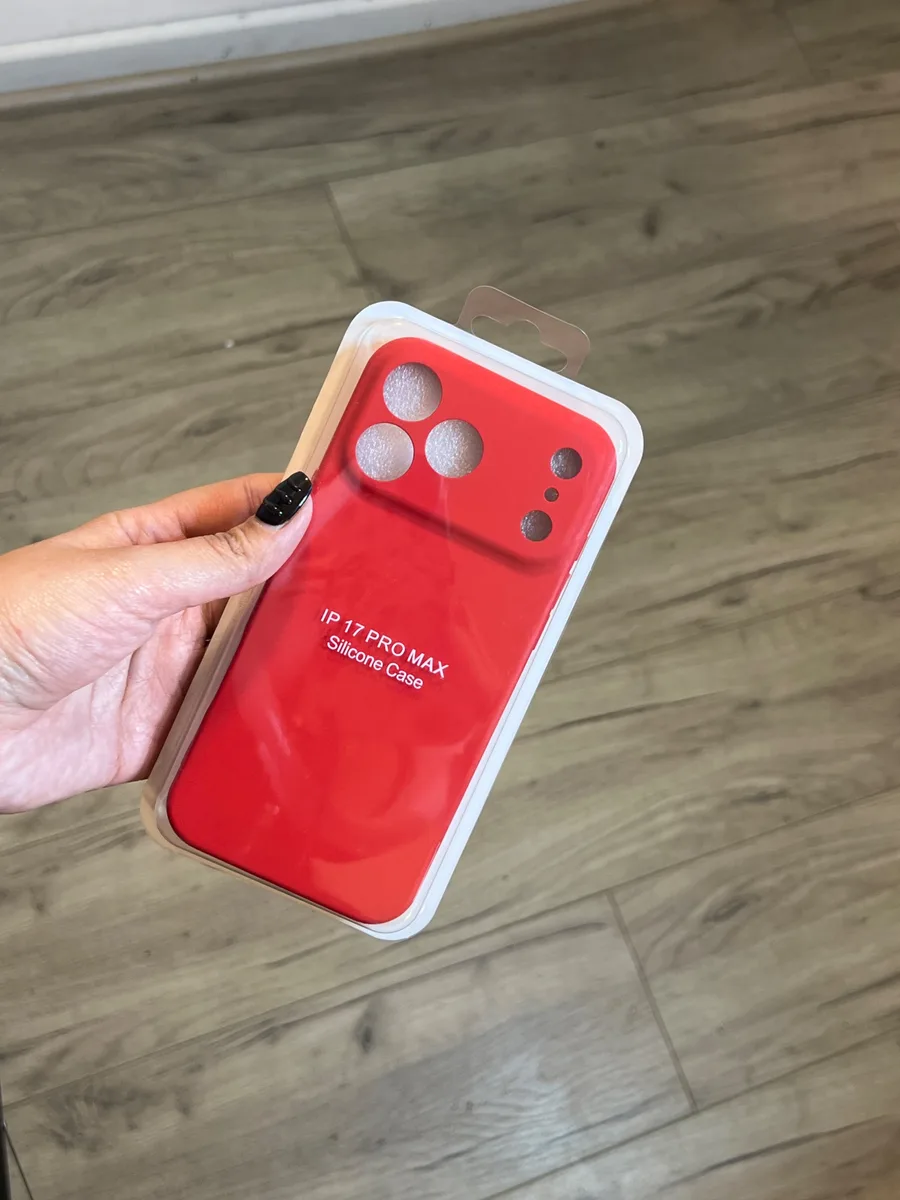Carcasa Silicona Roja