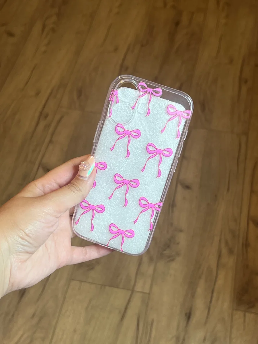 Carcasa lazos fucsia