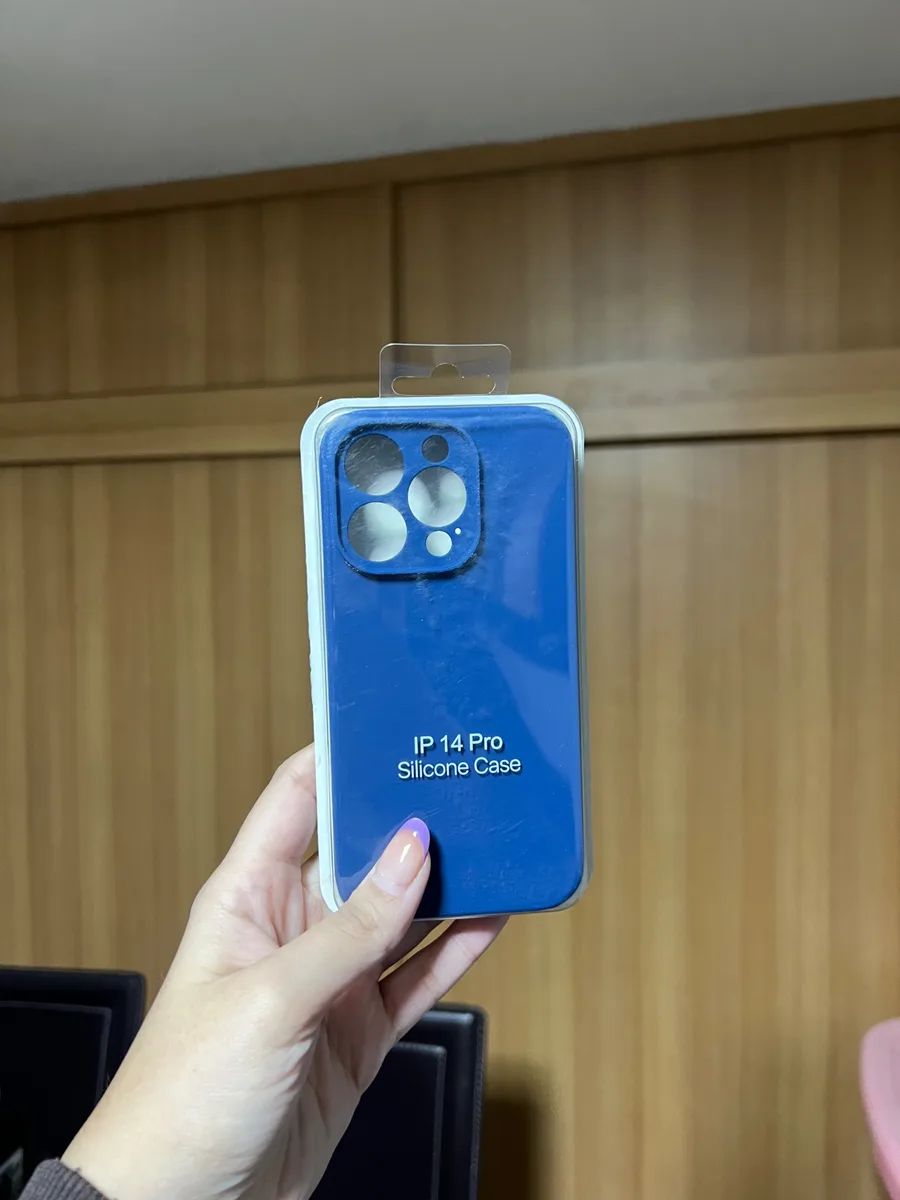 Carcasa Silicona Azul