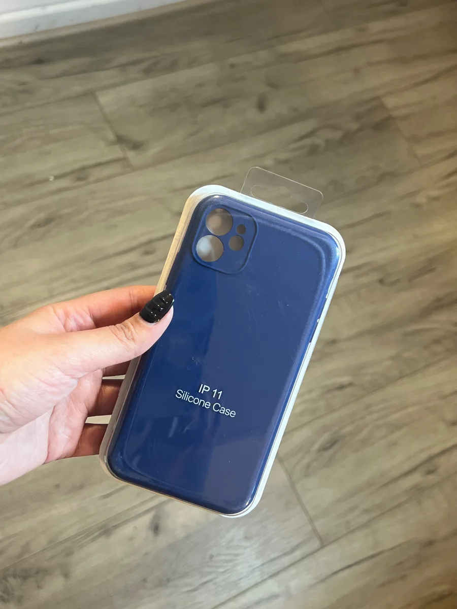 Carcasa azul silicona